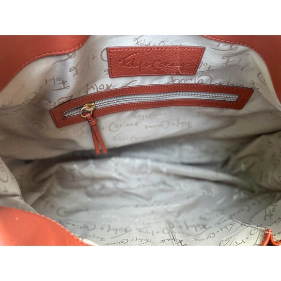 Foley Corinna Kate Hobo Genuine Leather Rust Pre-owned Shoulder bag - Picture 10 of 10